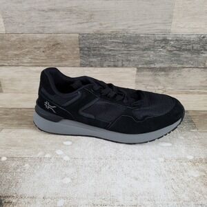 KURU Apogee Shoes Sz 12 Jet Black Storm Gray Mesh Lace